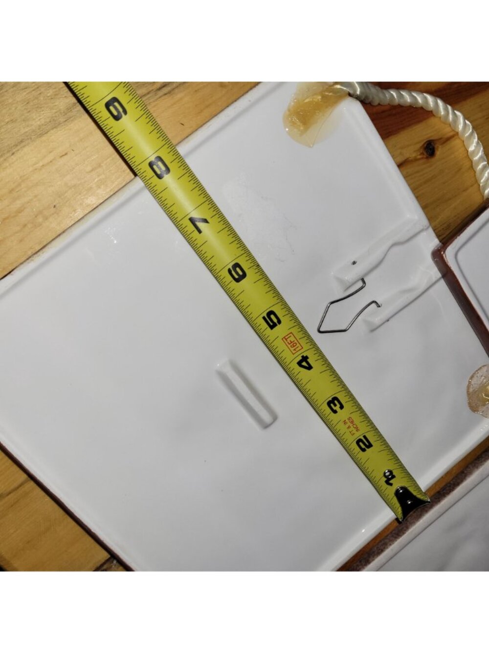 Farmhouse Kitchen Decor Wine Tiles Set/3 Tuscan Grape Plaques Hanging Art 6x6 - Picture 6 of 6